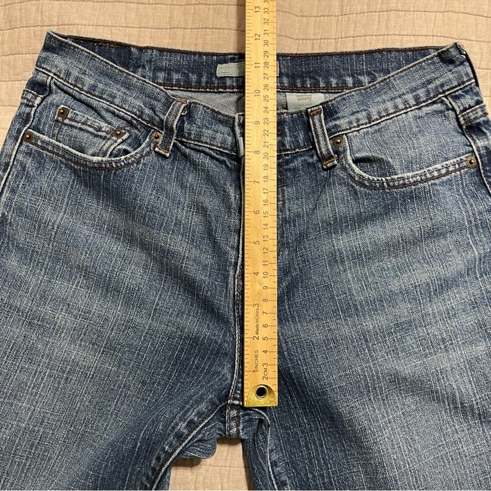 Levi's Jeans Women 515 Boot Cut Medium Wash Blue Denim Stretch Size 8M - Picture 5 of 9